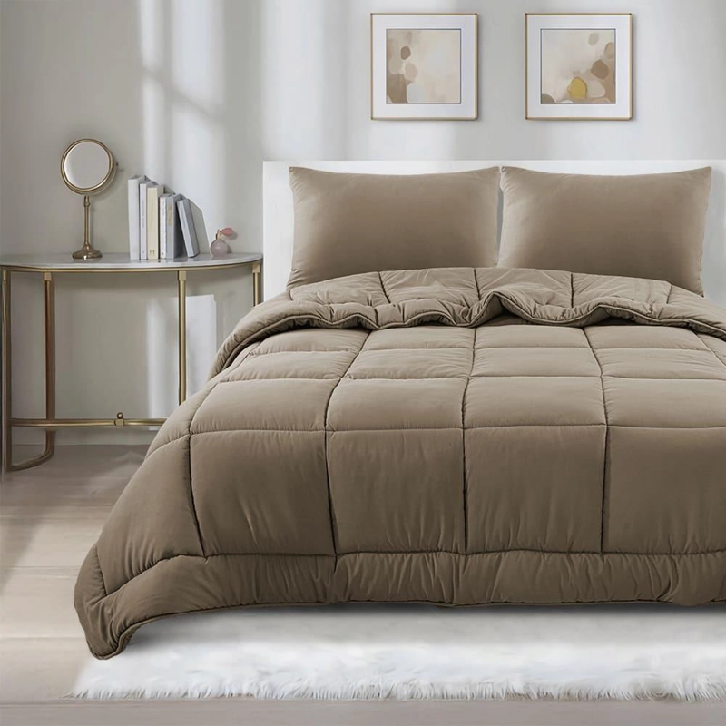 PLUMON REVERSIBLE SINTE TICO HIPOALERGE NICO 2 PLAZAS CAFE - 2