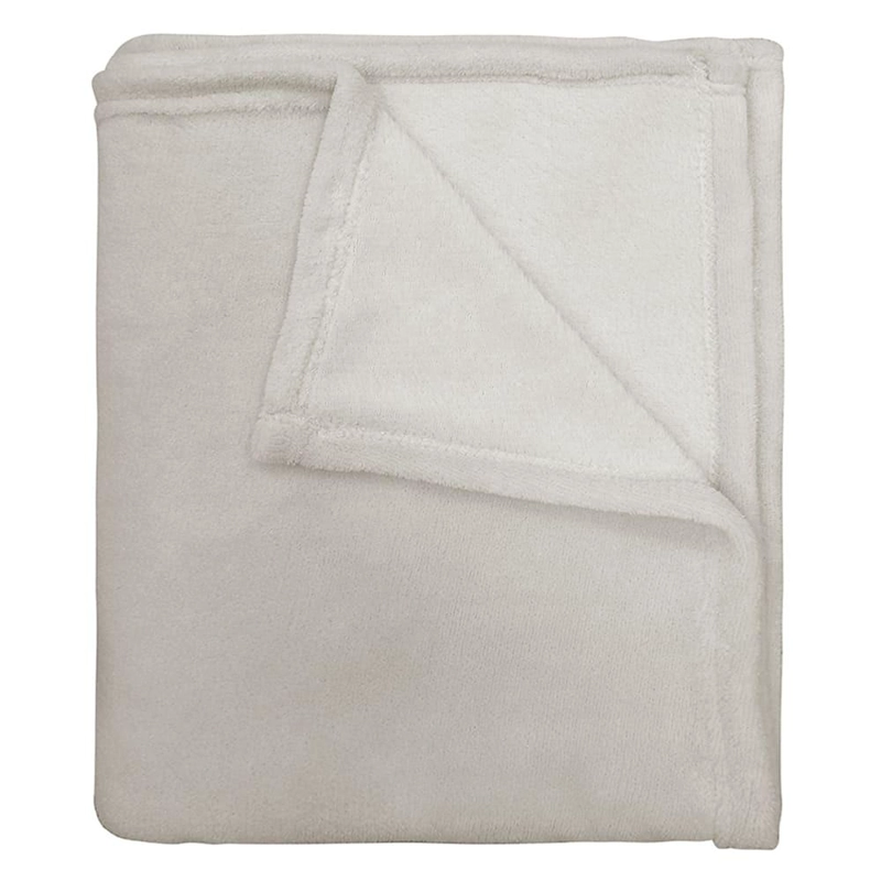 MANTA CORAL FLEECE CHANTILLY 125X150 CM GRIS INTENSO - 2