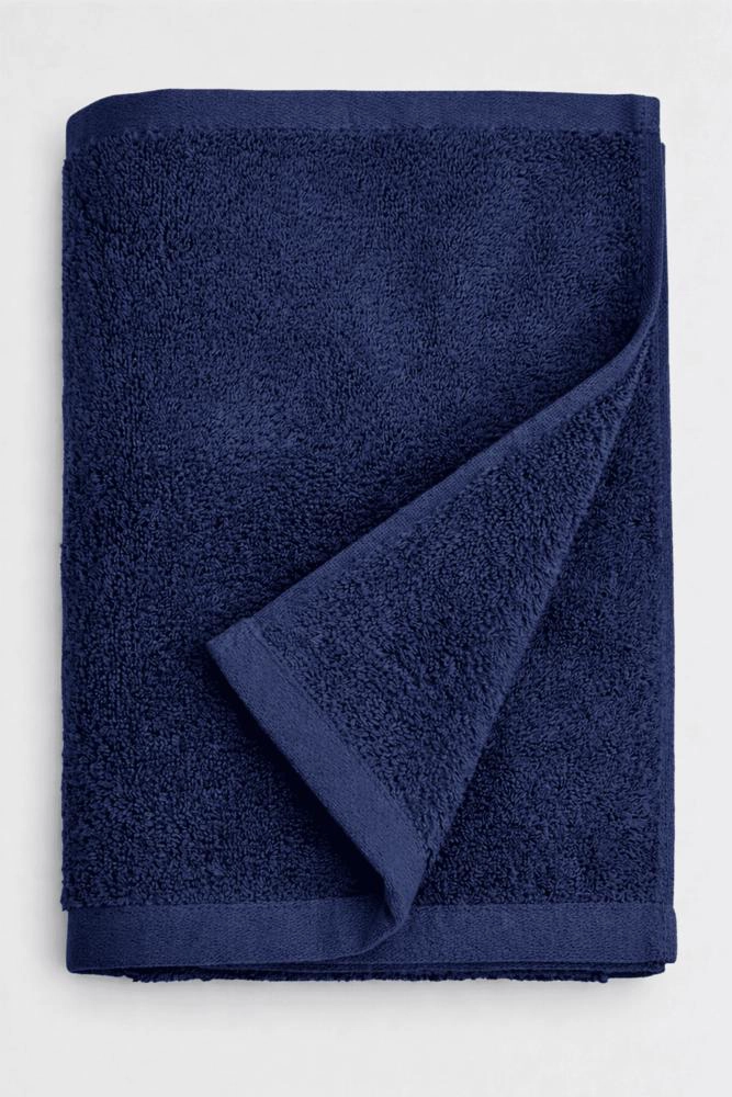 TOALLA DE MANO 100% ALGODON 500 GSM 50X90 CM AZUL MARINO - 1