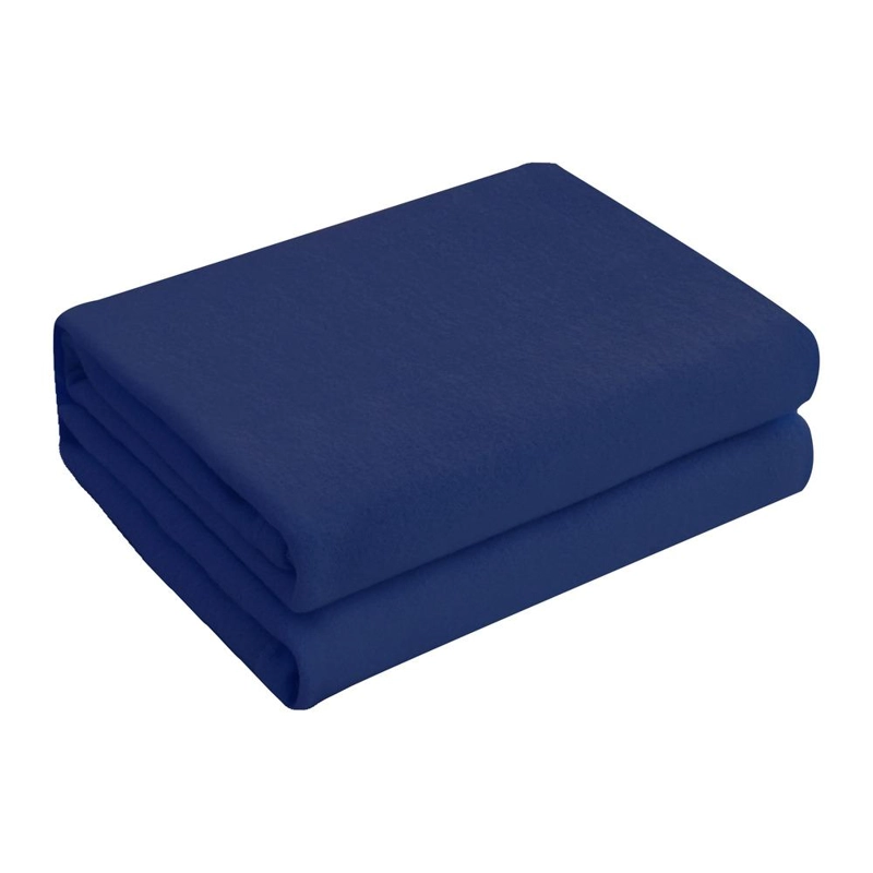 FRAZADA POLAR TE RMICO CHANTILLY 2 PLAZAS AZUL MARINO - 1