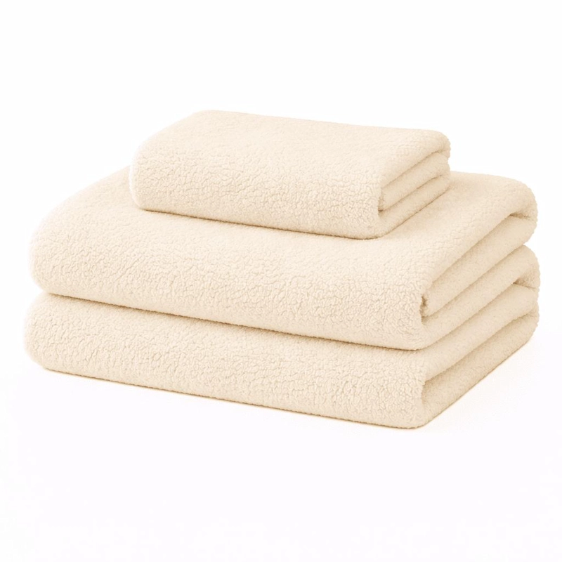 JUEGO DE SABANAS SHERPA EXTRA CALIDO CHANTILLY 2 PLAZAS CRUDO - 1