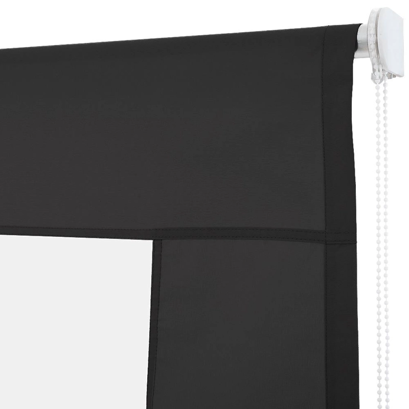 CIERRE TERRAZA PVC 100X250 NEGRO - 2