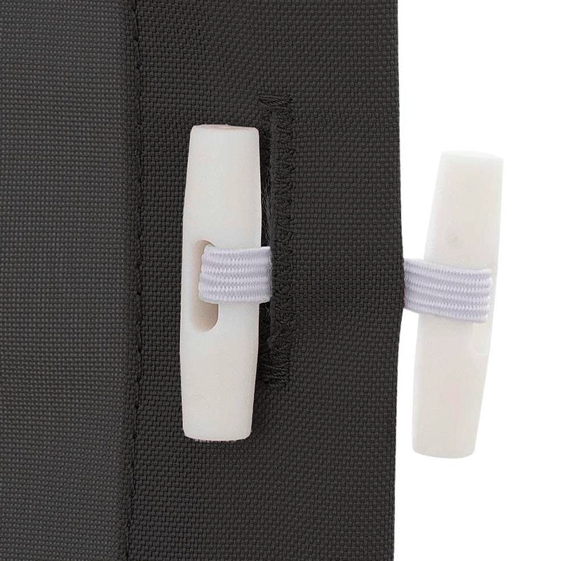 CIERRE TERRAZA PVC 100X250 NEGRO - 3