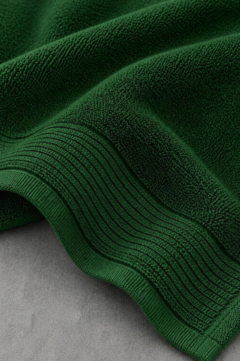 TOALLA DE BAÑO 500GRS 90X160CM VERDE - 3
