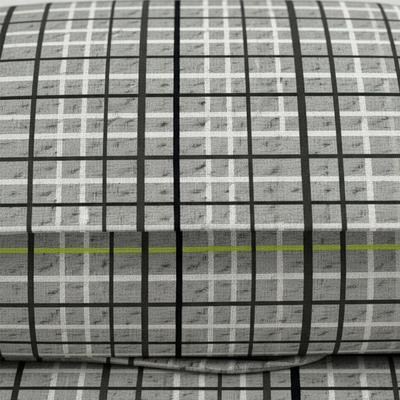 QUILT ESTAMPADO LINEAS GRIS KING GRIS - 2