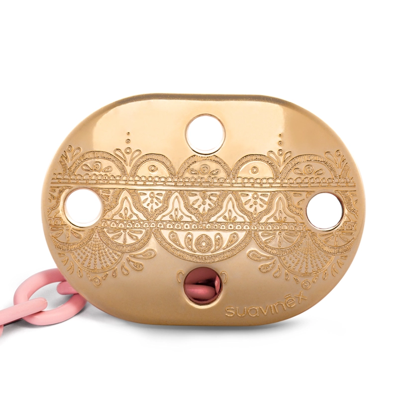 BROCHE SUAVINEX PINZA PREMIUM ROSADO - 2