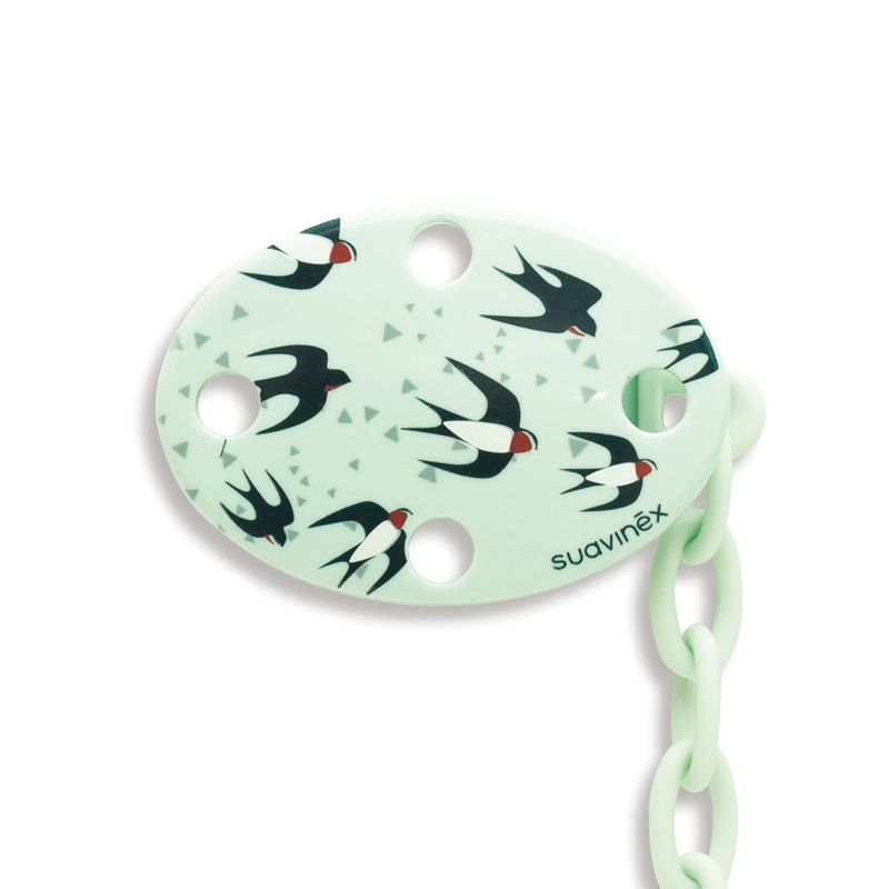 BROCHE SUAVINEX OVALADO SWALLOW AZUL - 1