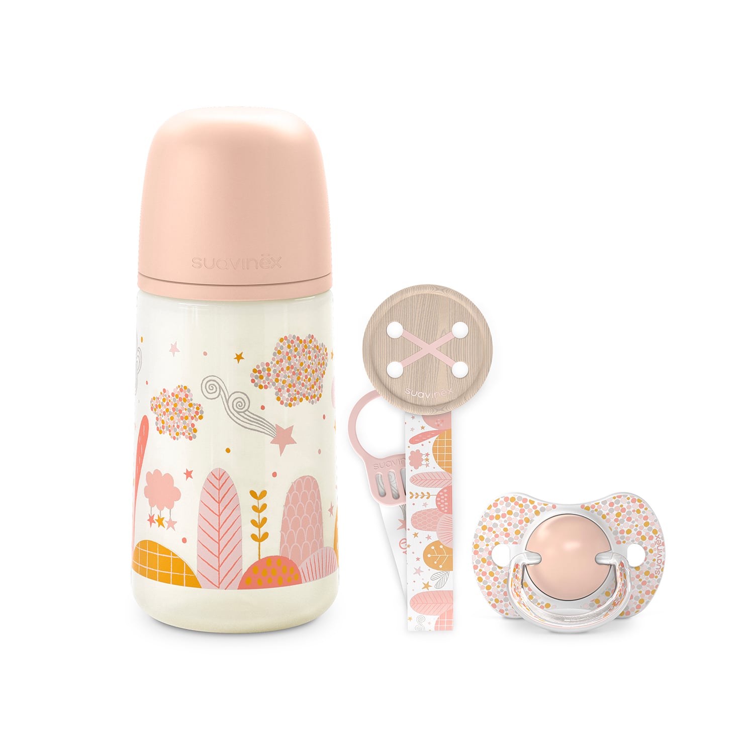 SET MAMADERA 270+BROCHE+CHUPETE FIS 0/6 DREAMS PK I3 - 1