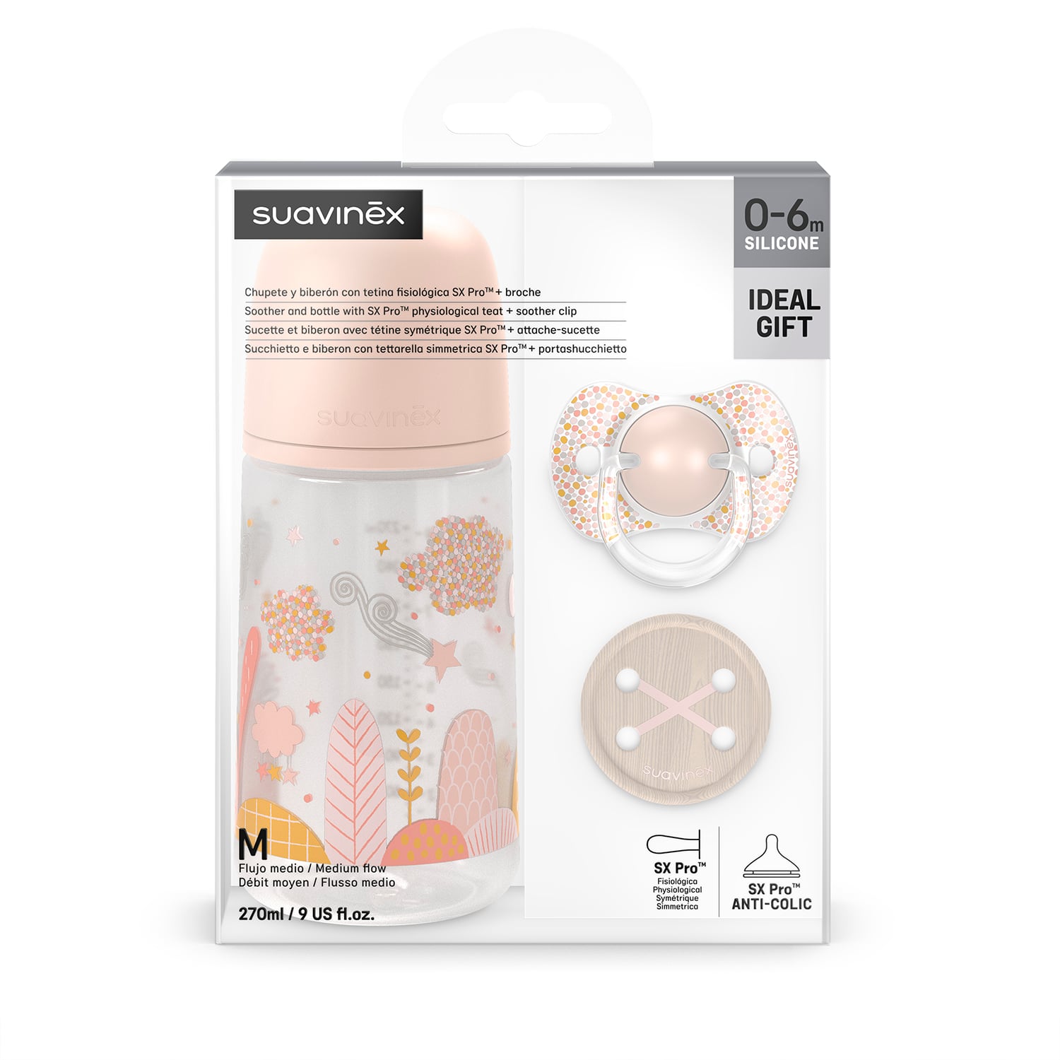 SET MAMADERA 270+BROCHE+CHUPETE FIS 0/6 DREAMS PK I3 - 2