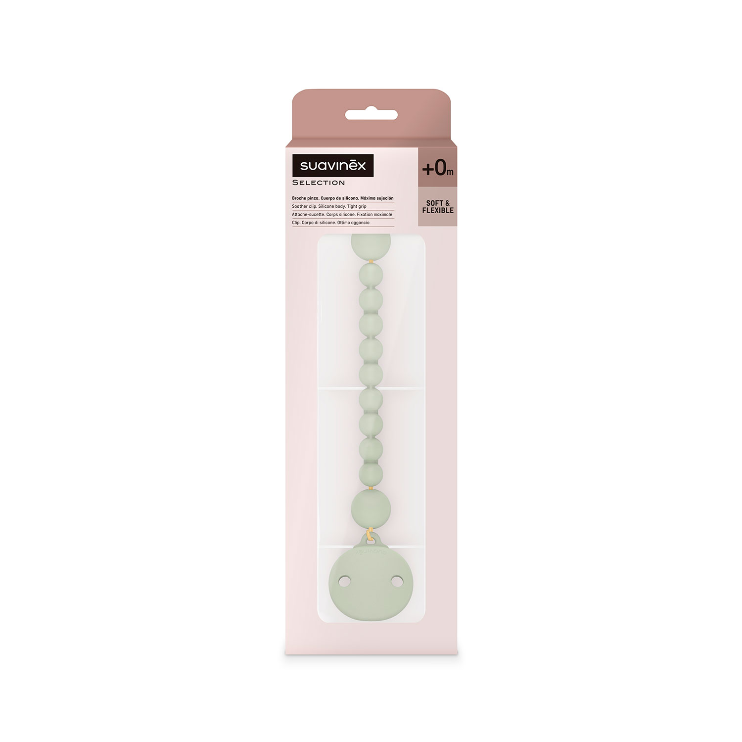 BROCHE PINZA DE SILICONA 0M - COLOUR ESSENCE - VERDE - 2