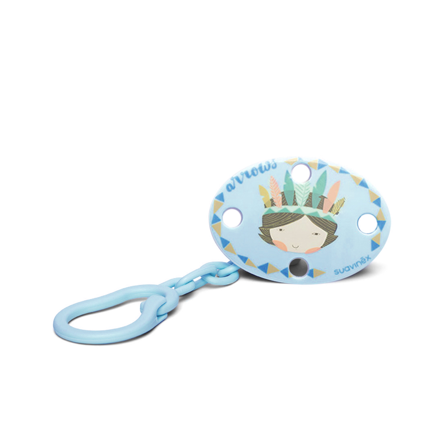 BROCHE PINZA INDIO AZUL SUAVINEX - 1