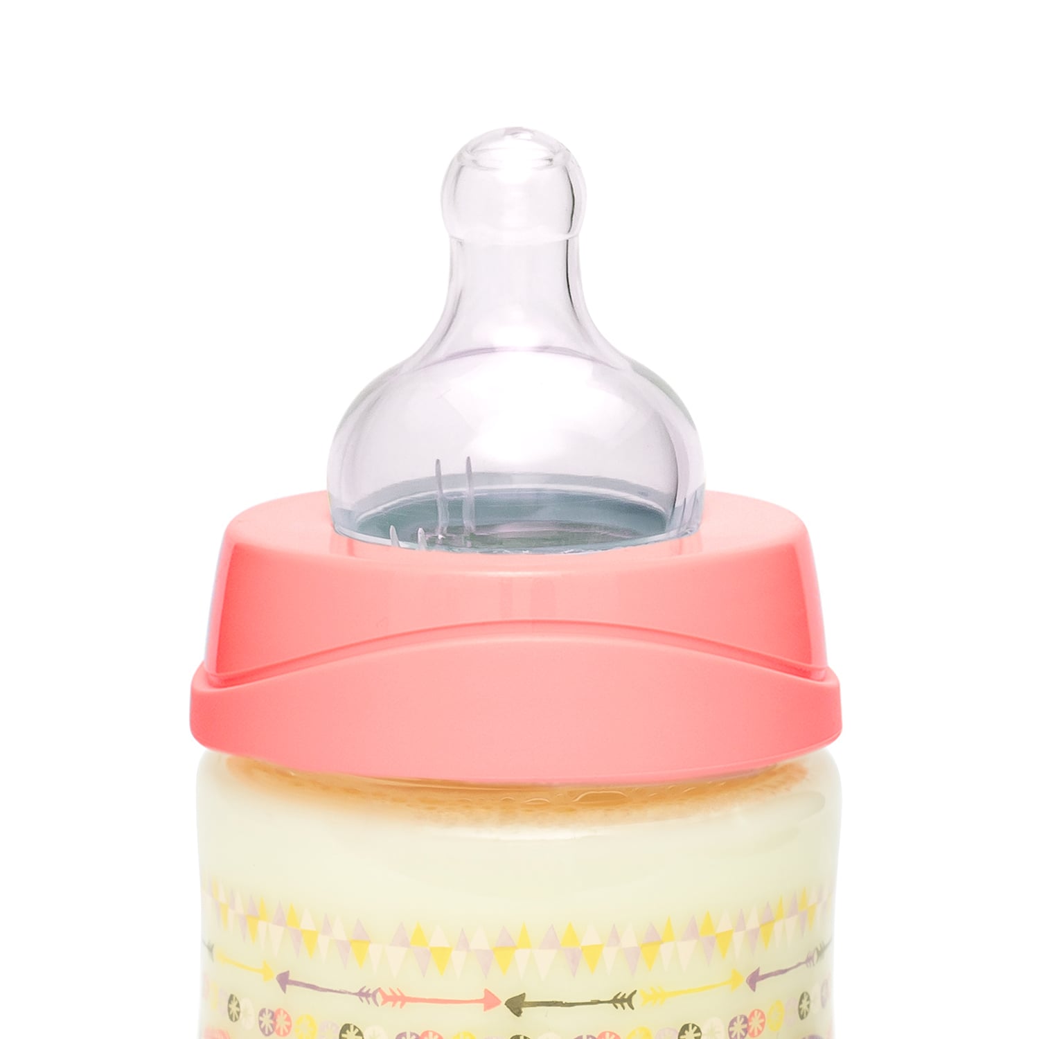 PACK CHUPETE +4-18M INDIO ROSADO + BROCHE ROSADO + MAMADERA 150 ML ROSADO - 2