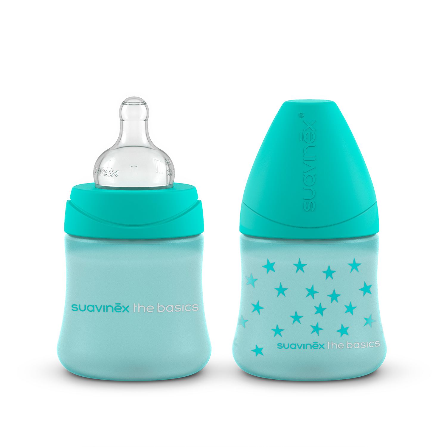 PACK MAMADERA 150 BASIC FL SILICONA THE BASICS 2UD VERDE - 1