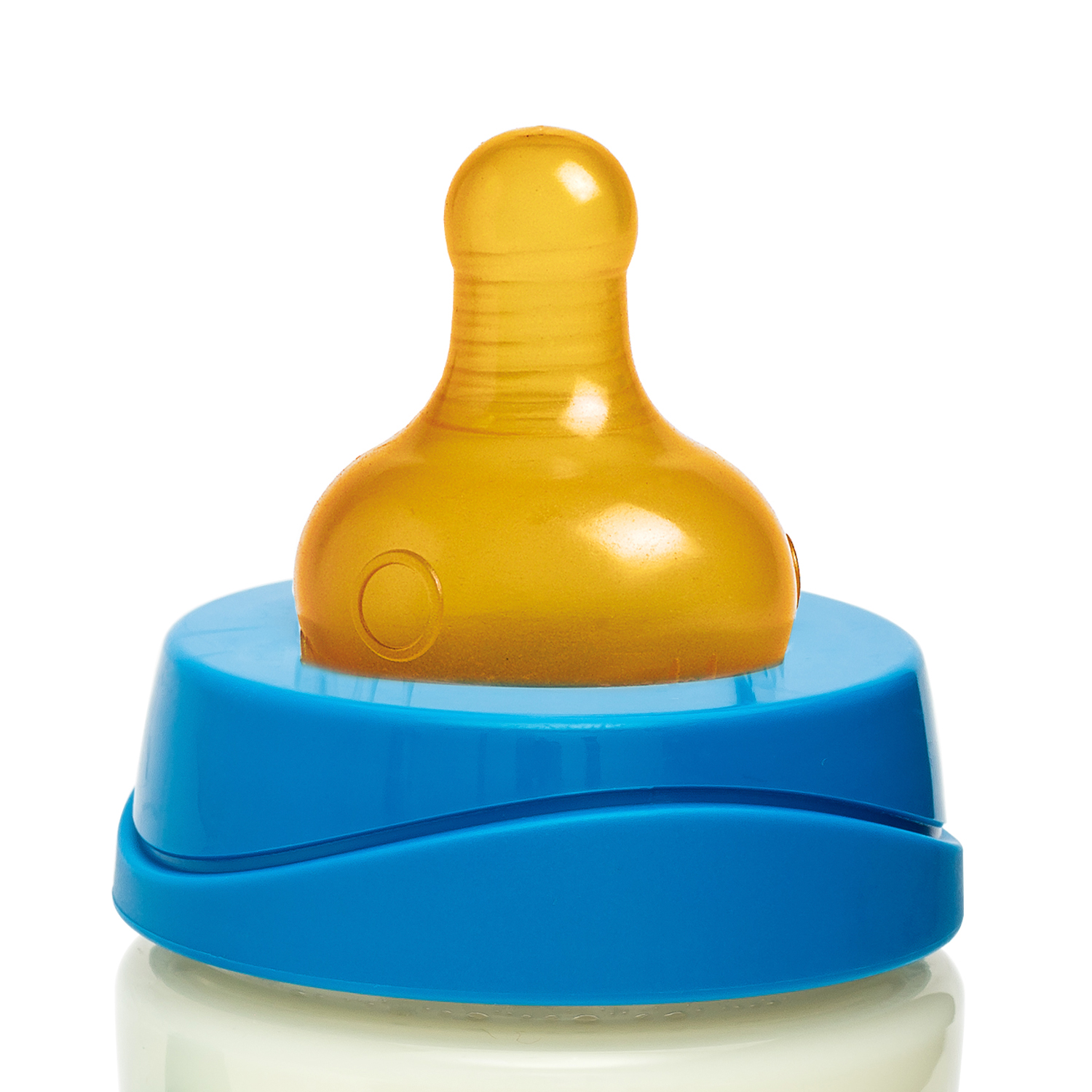 MAMADERA BA 150ML LATEX TETINA REDONDA DINO AZUL - 2