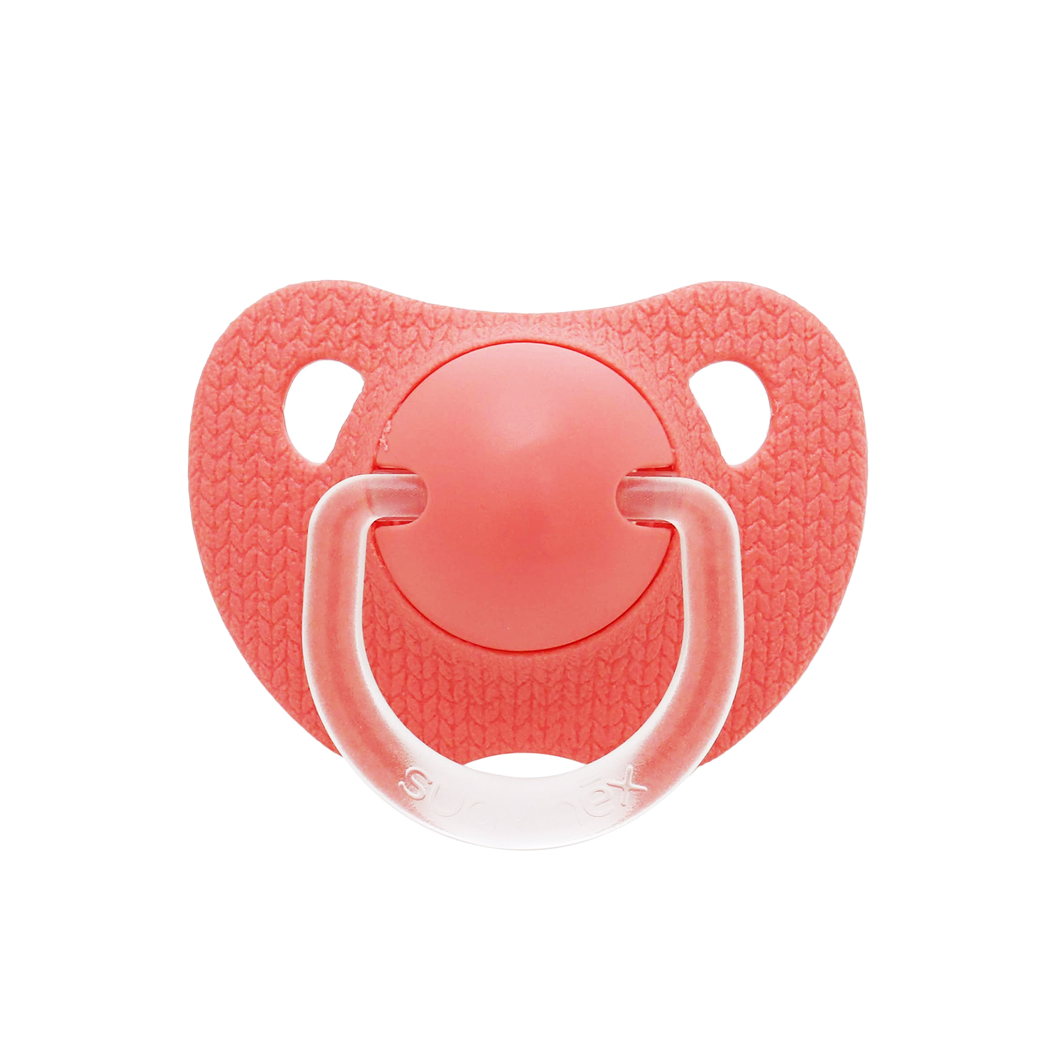 CHUPETE ANATOMICO SILICONA EVOLUTION CORAL +6M - 1