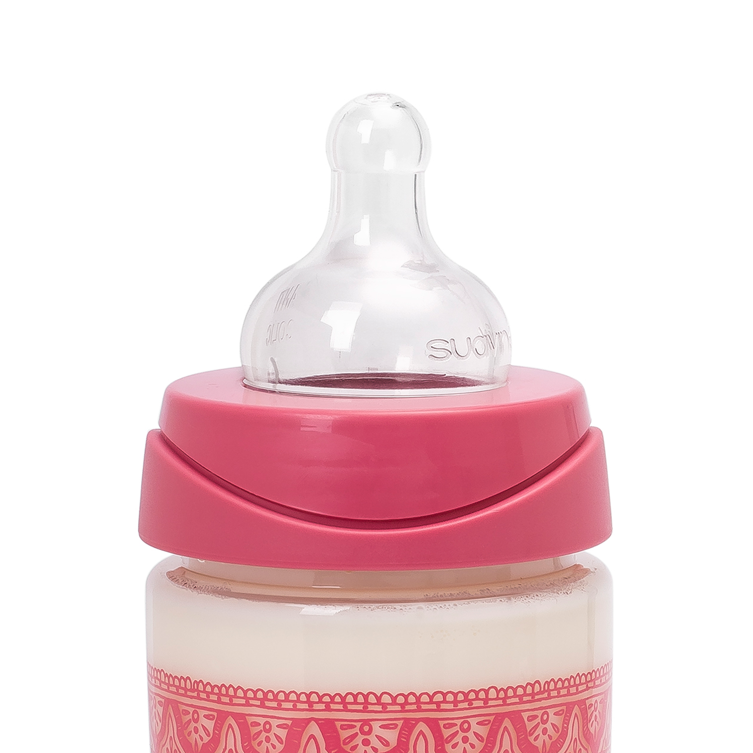 MAMADERA SUAVINEX TETINA SILICONA 360ML PREMIUM ROSADO - 3