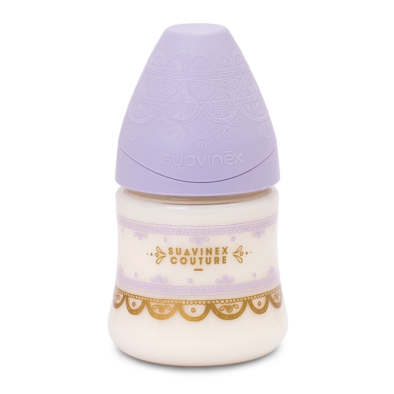 MAMADERA 150ML PREMIUM SILICONA LILA - 1