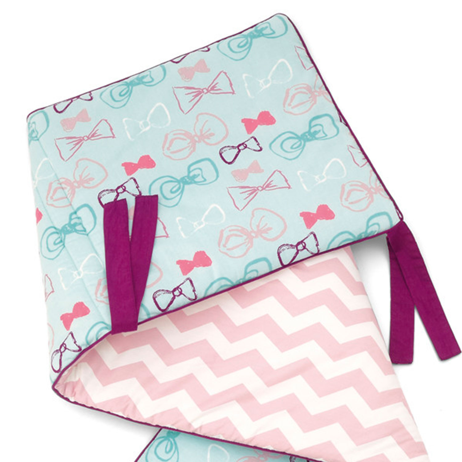 PROTECTOR CUNA MAMAS AND PAPAS PATTERNOLOGY FACES ROSA - 2