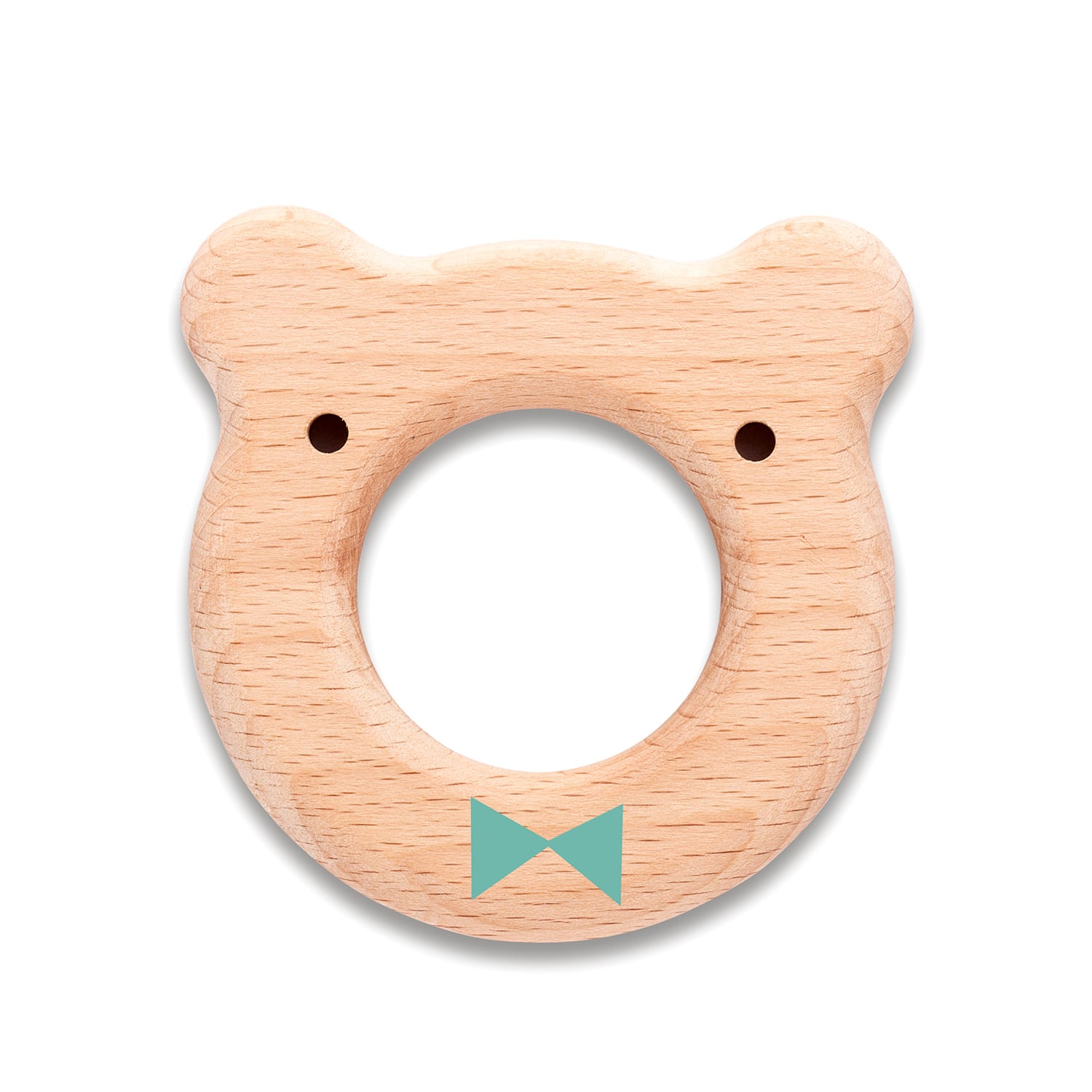 MORDEDOR SUAVINEX MADERA OSO AZUL - 1