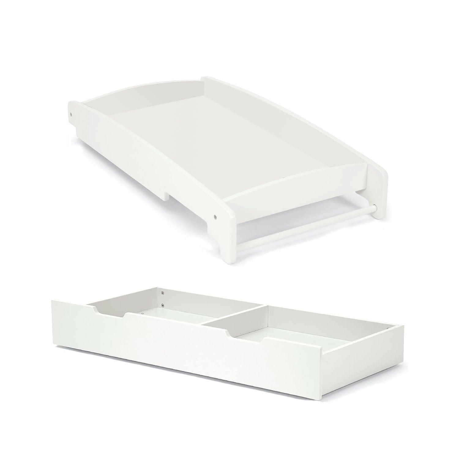 MUDADOR MAMAS AND PAPAS MADERA BLANCO HAYWORTH Y CAJONERA IVORY - 1