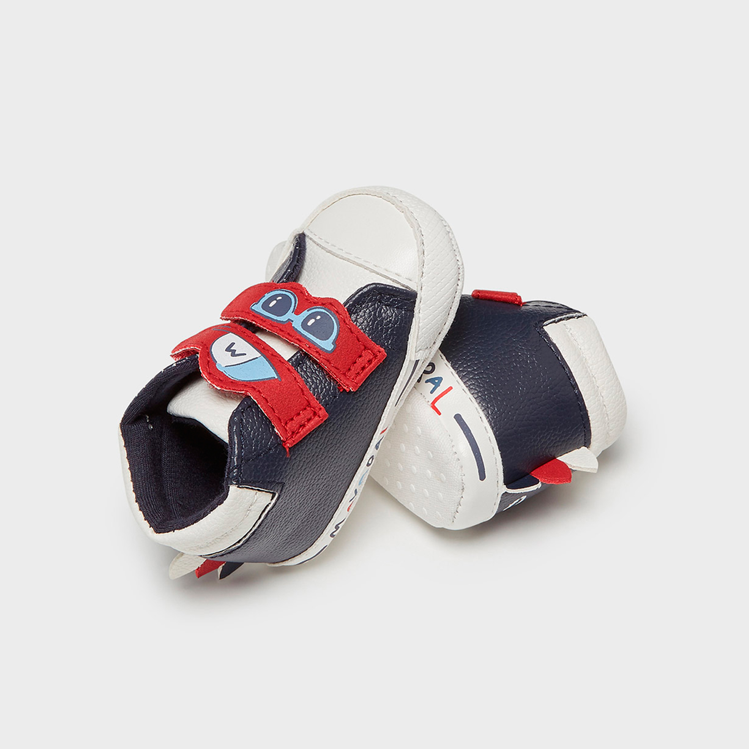 DEPORTIVAS NIÑO BLANCAS CON AZUL - 2