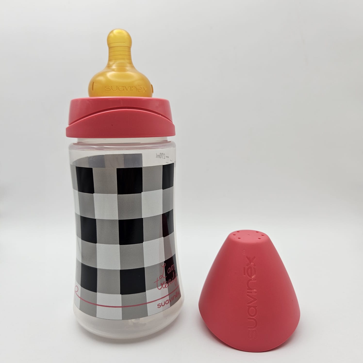 MAMADERA SUAVINEX BOCA ANCHA 270ML LATEX - 3