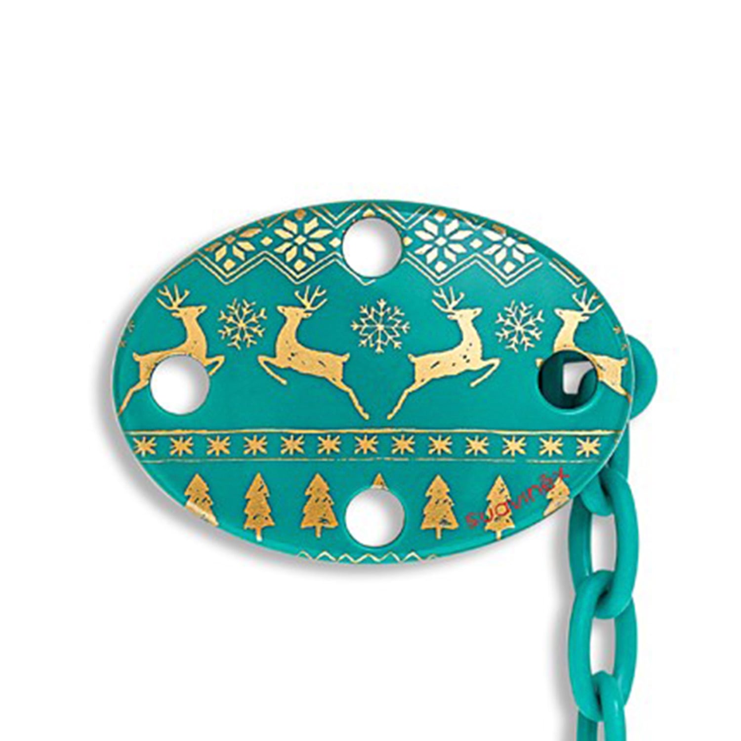 BROCHE PINZA OVALADO NAVIDAD - 3