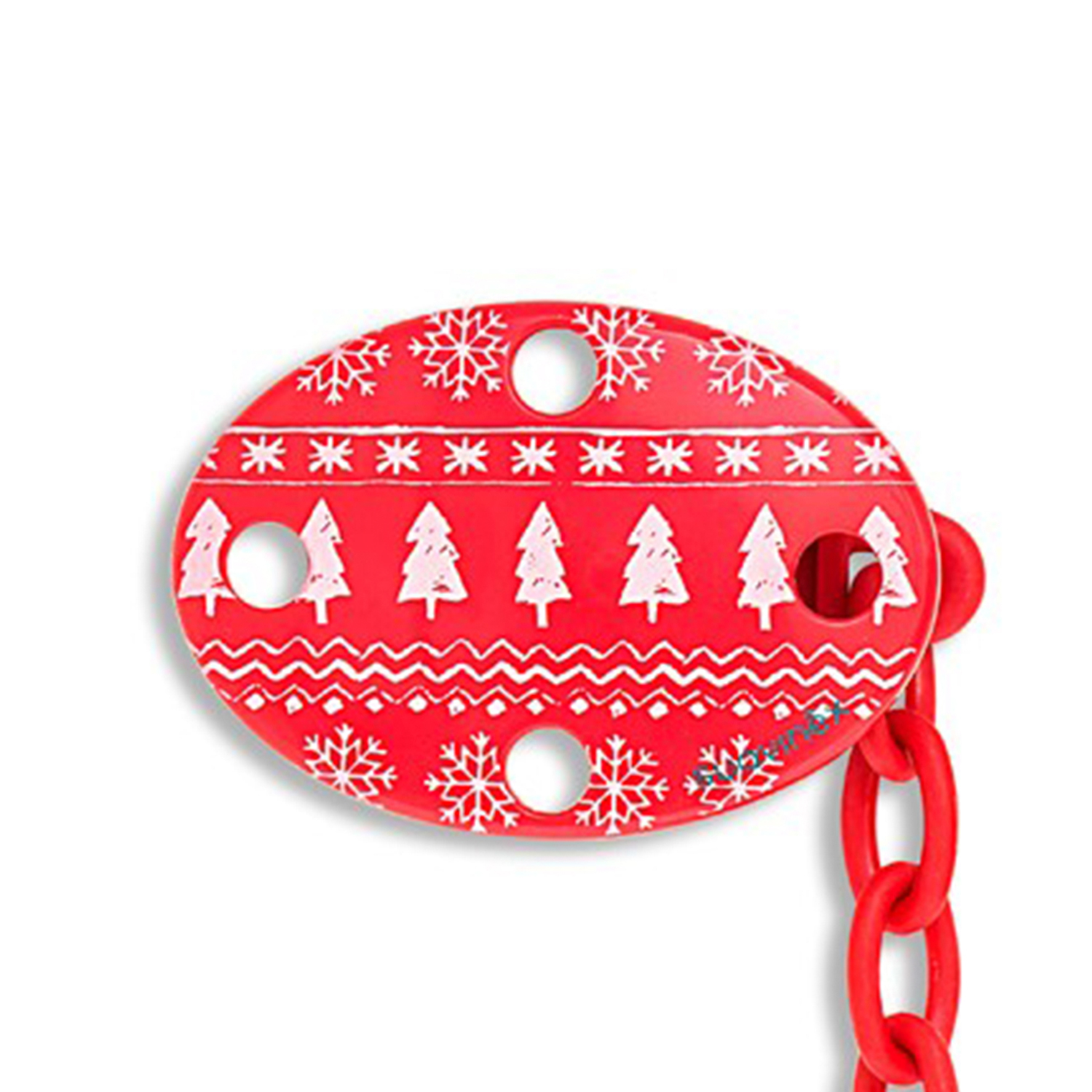 BROCHE PINZA OVALADO NAVIDAD - 5