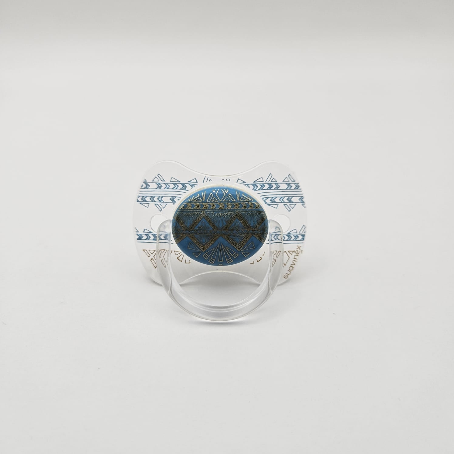 CHUPETE SUAVINEX PREMIUM COUTURE CELESTE TETINA FISIOLOGICA 4/18 MESES AZUL SILICONA - 1