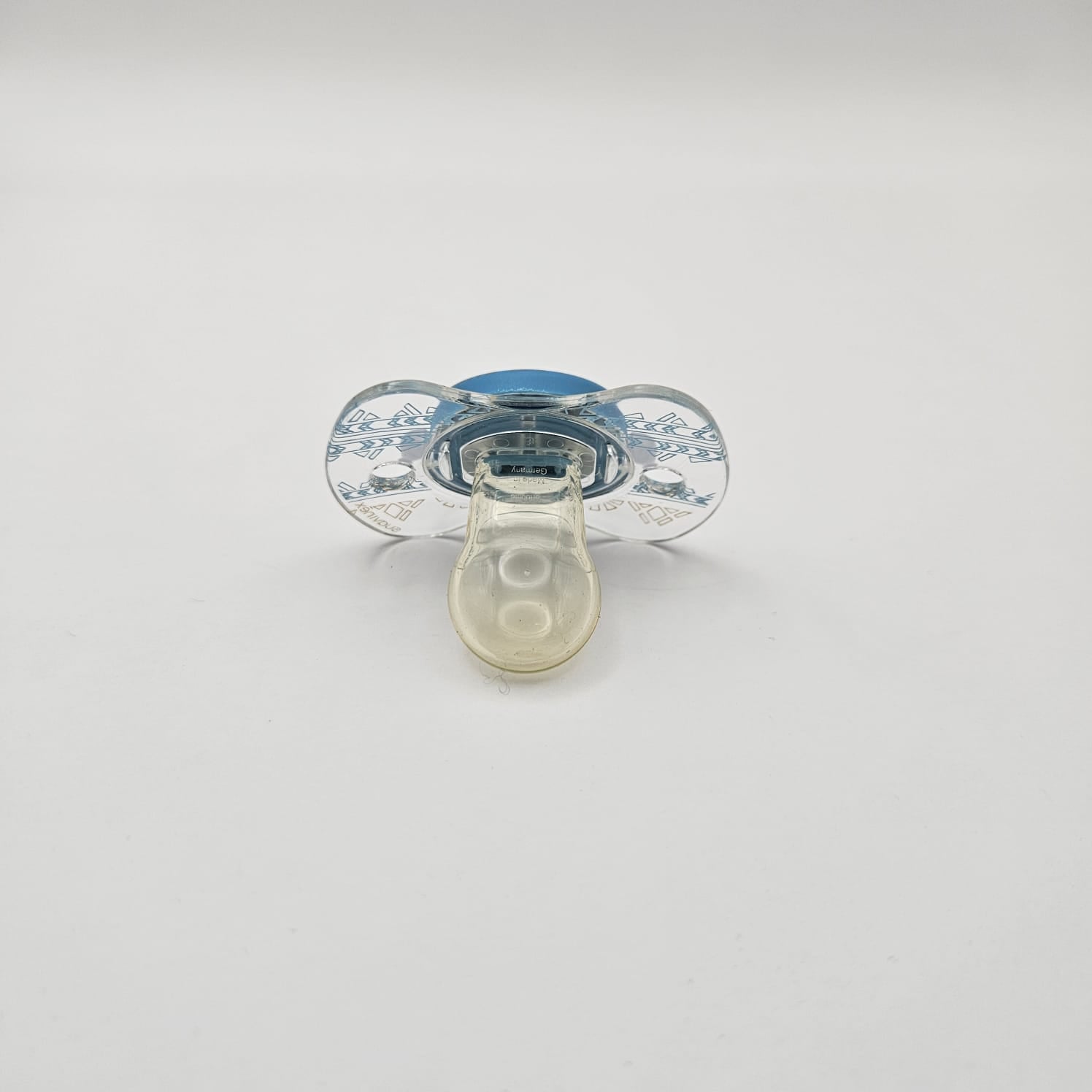 CHUPETE SUAVINEX PREMIUM COUTURE CELESTE TETINA FISIOLOGICA 4/18 MESES AZUL SILICONA - 3