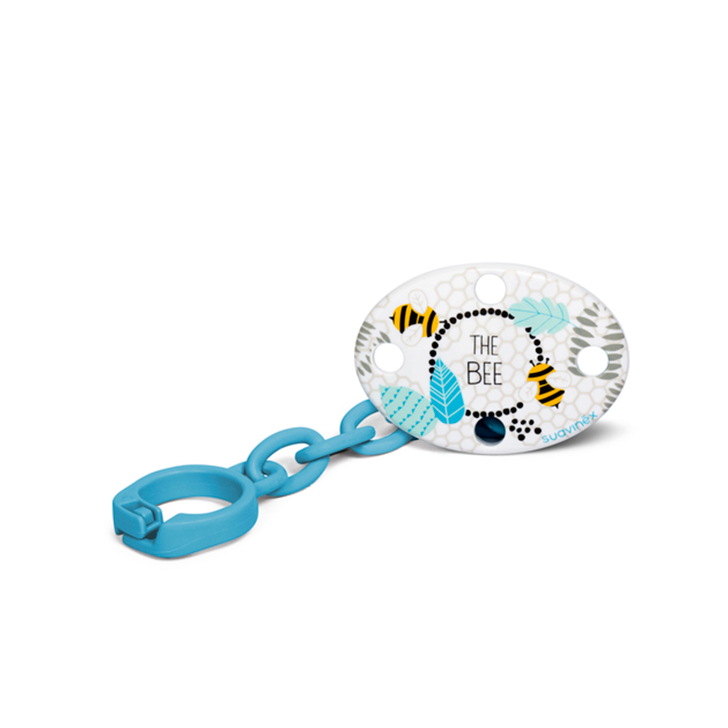 BROCHE SUAVINEX AZUL OVALADO ABEJA - 1