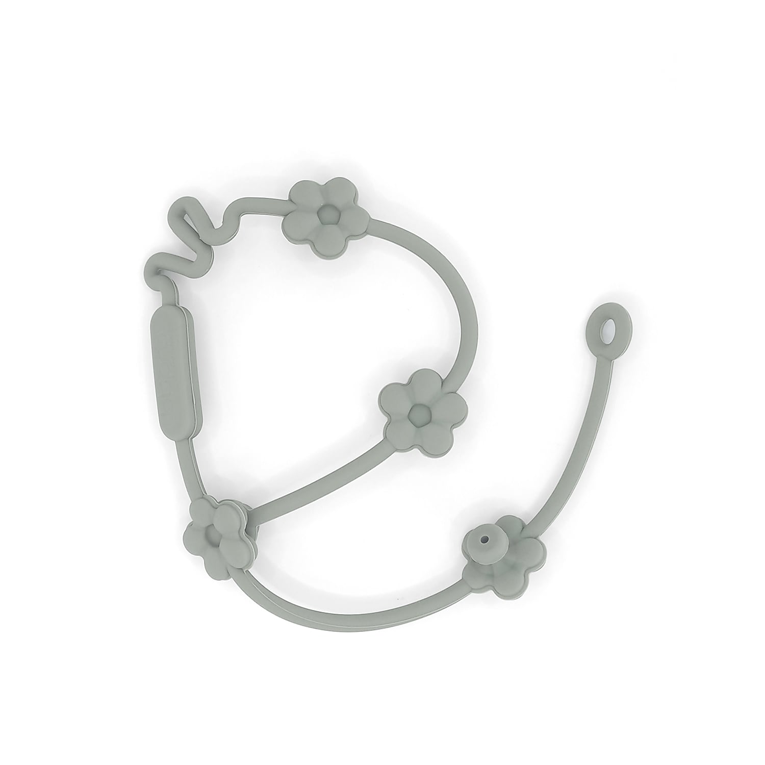 CORREAS JUGUETES BBPRO AZUL Y GRIS SILICONA - 2