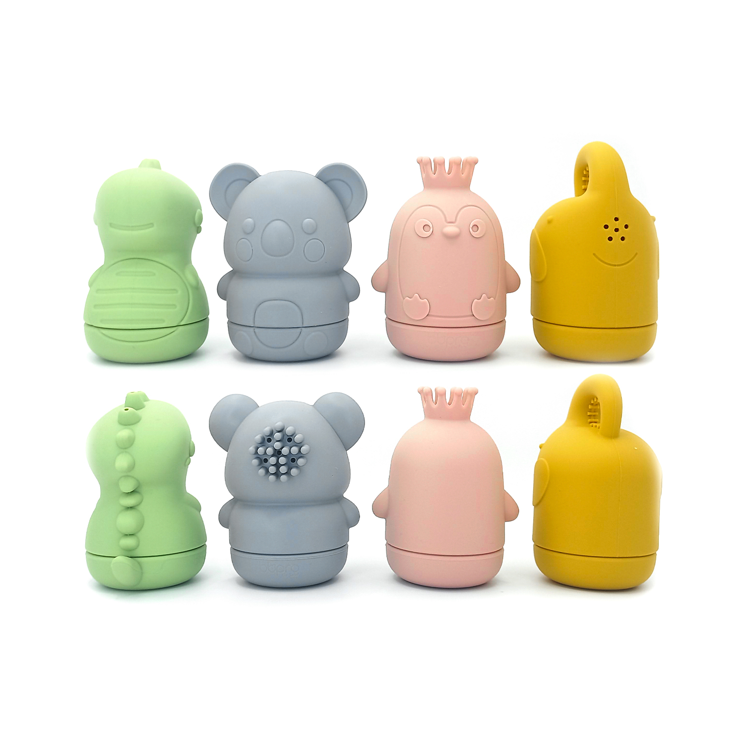 JUGUETES TINA BBPRO ANIMAL MULTICOLOR SILICONA - 5