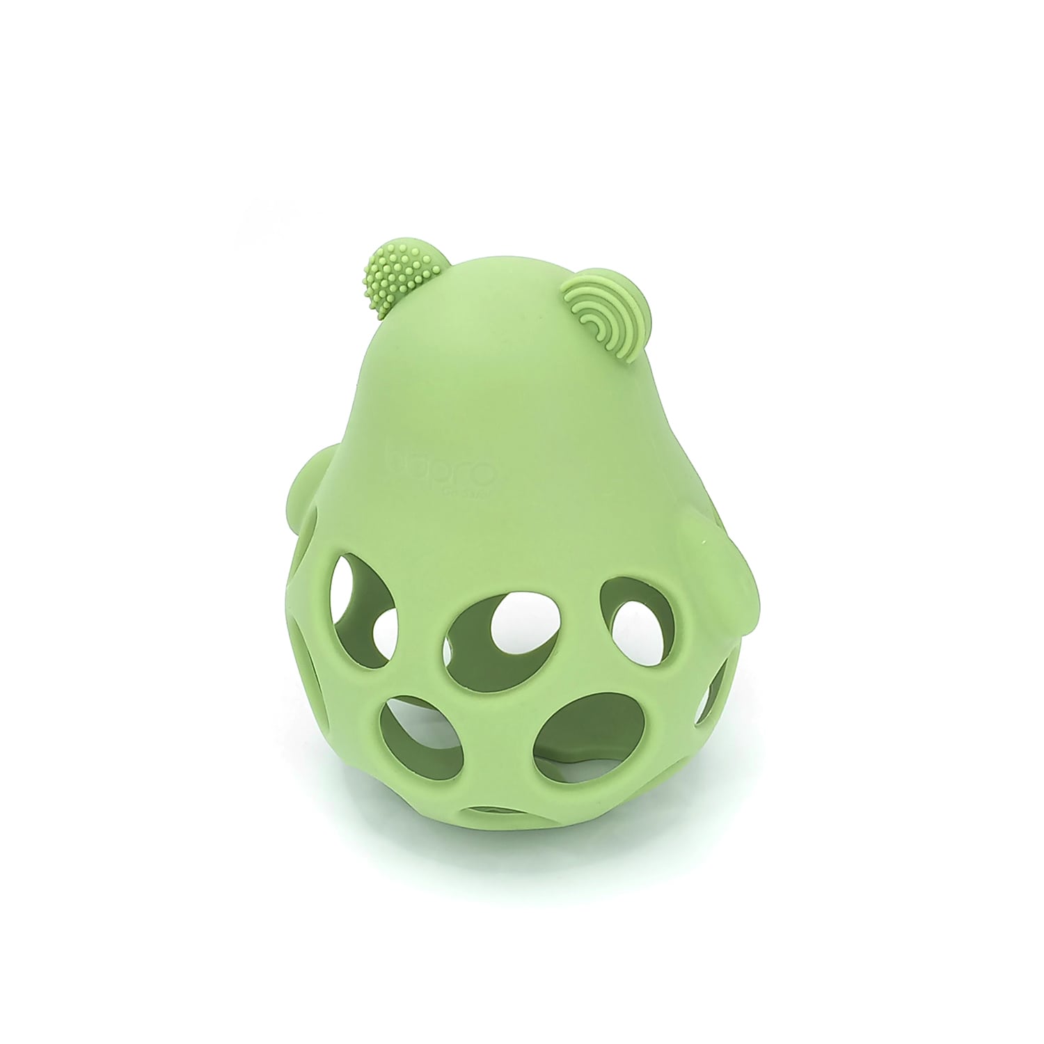MORDEDOR BBPRO JUGUETE OSO SILICONA VERDE OLIVA - 4