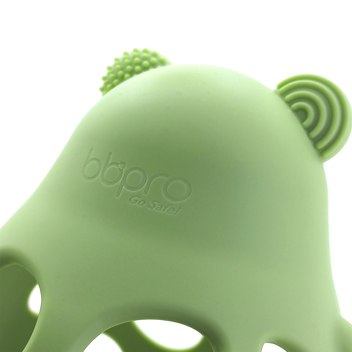 MORDEDOR BBPRO JUGUETE OSO SILICONA VERDE OLIVA - 5