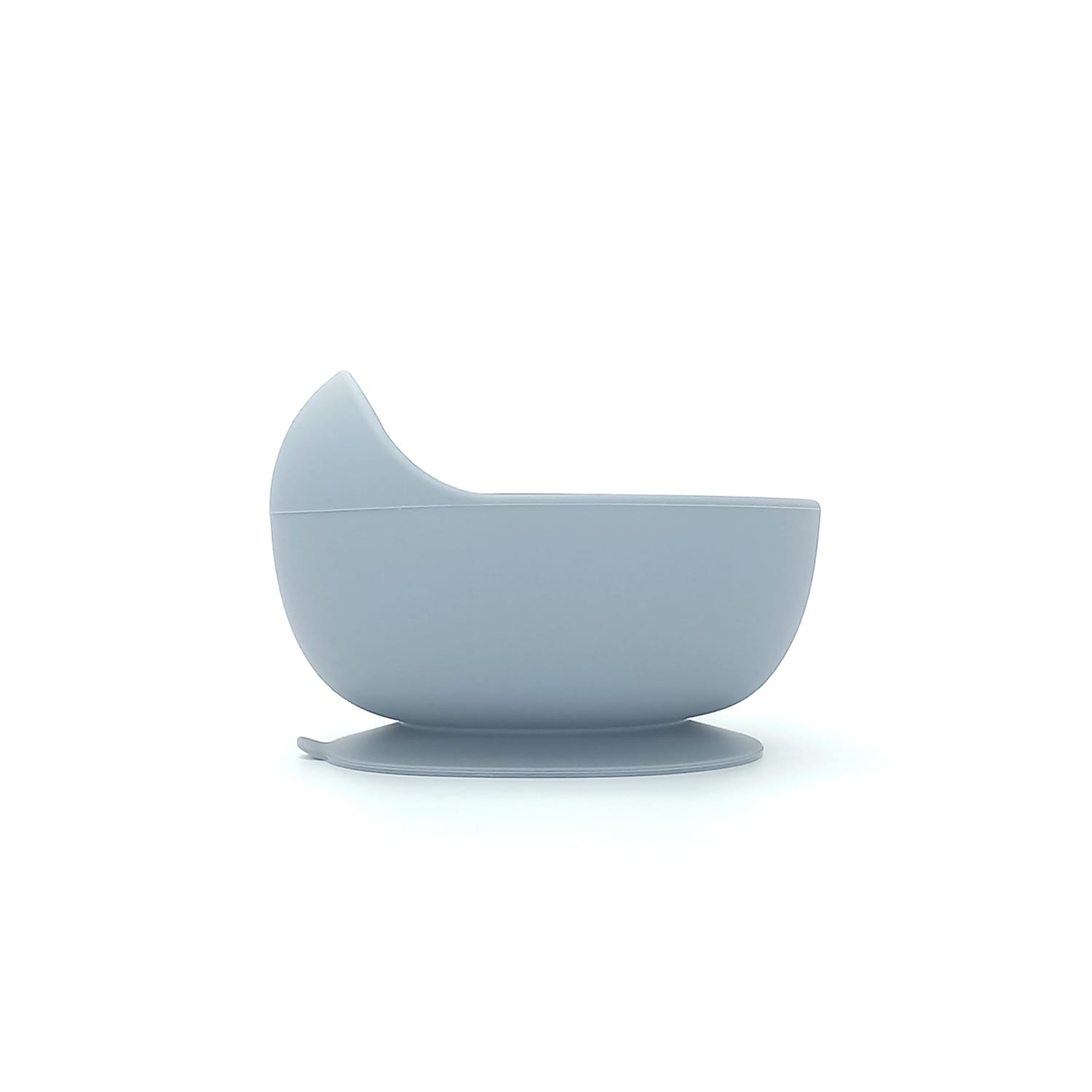 PLATO SILICONA CON CUCHARA GRIS - 4