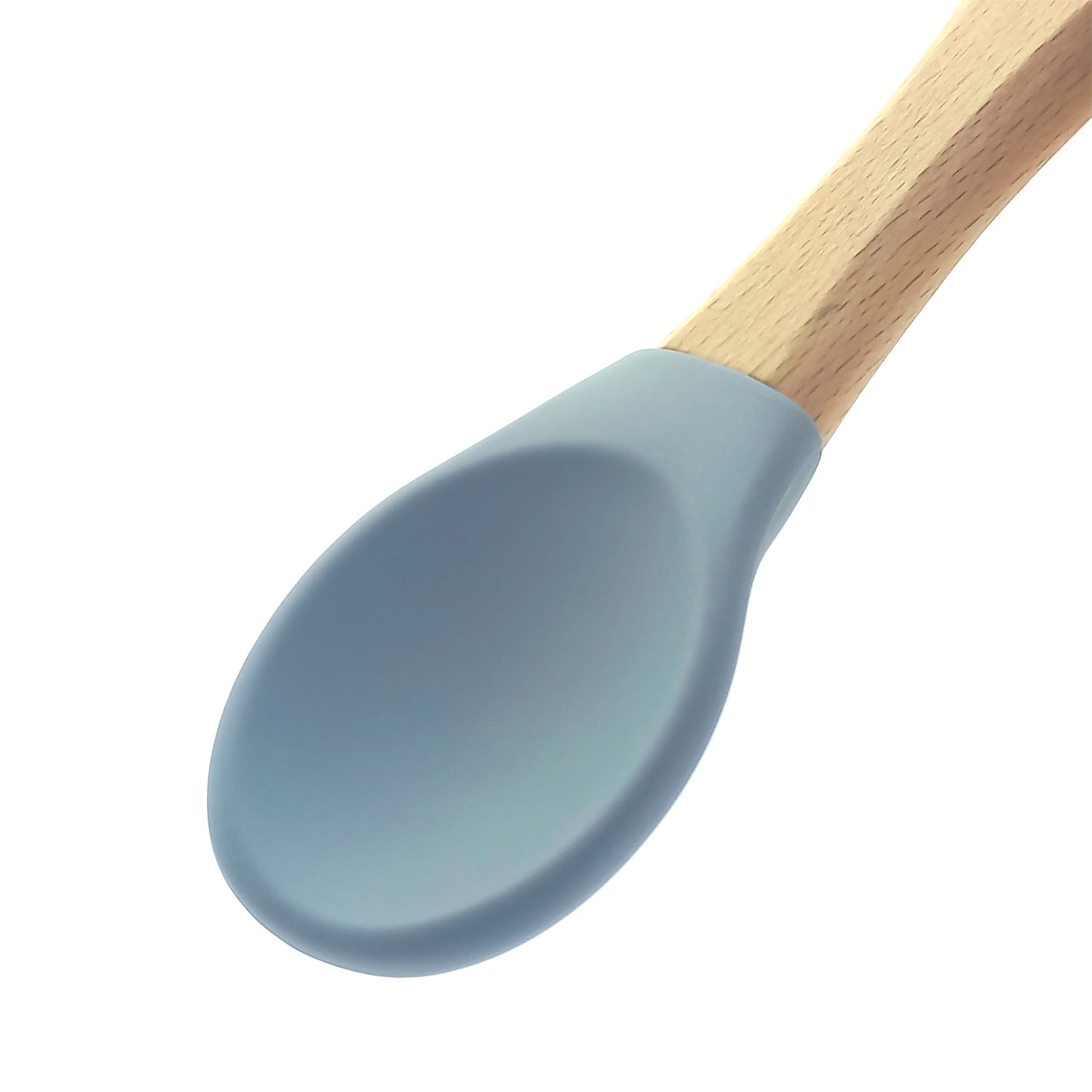 PLATO SILICONA CON CUCHARA GRIS - 5