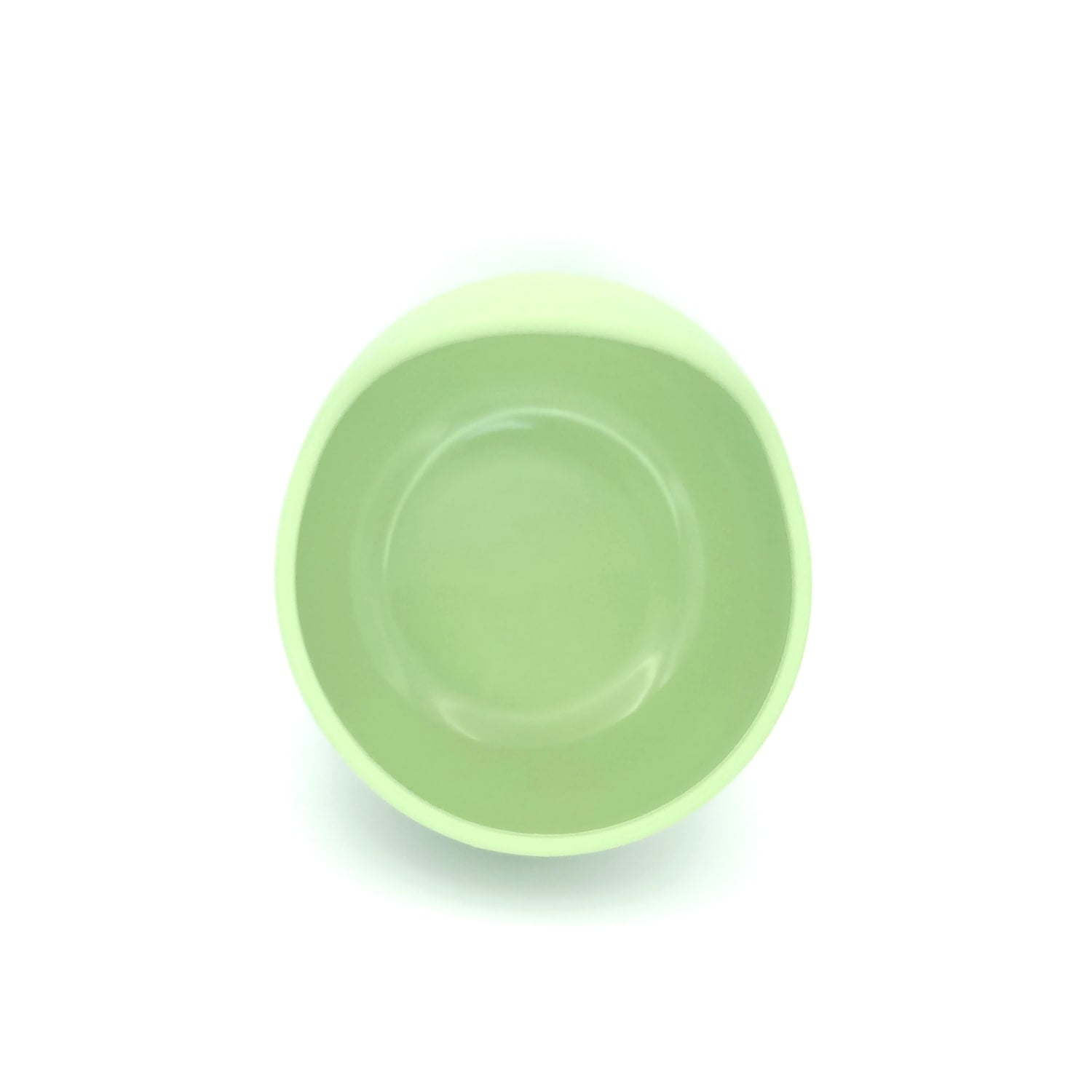 PLATO SILICONA CON CUCHARA VERDE OLIVA - 3