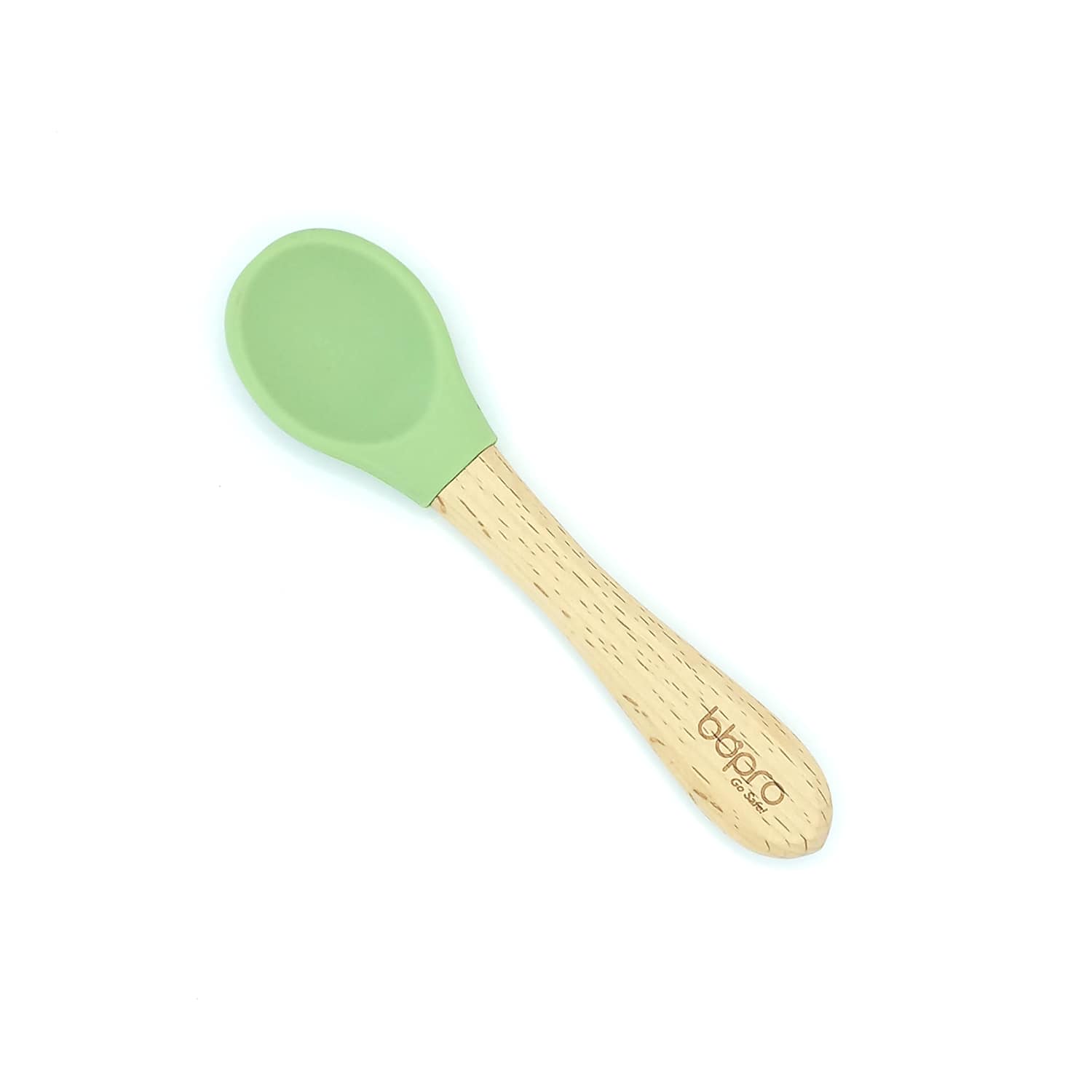 CUCHARA SILICONA VERDE OLIVA - 1