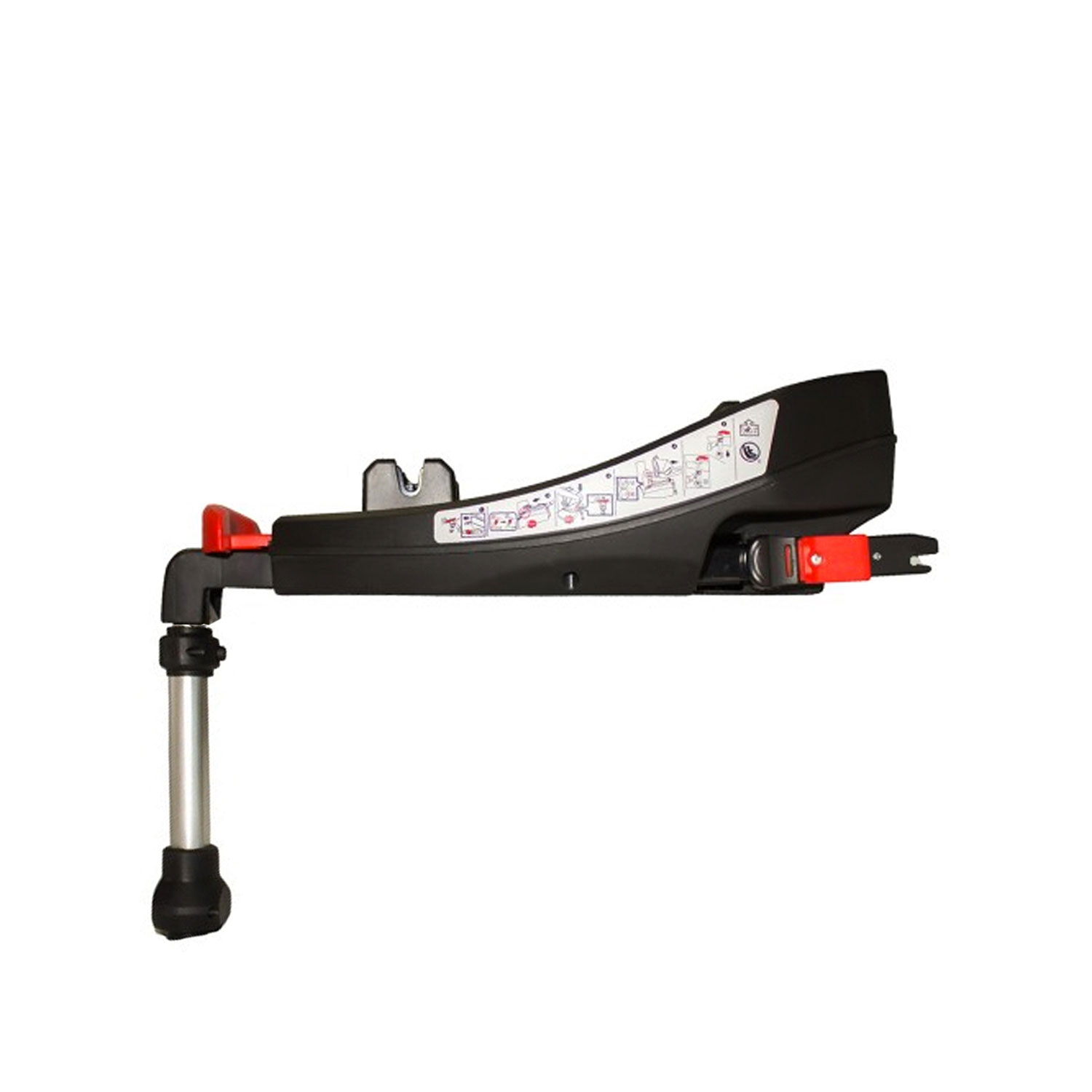 SILLA DE AUTO ZOE GRIS PLATA - NEGRO + BASE ISOFIX - 6