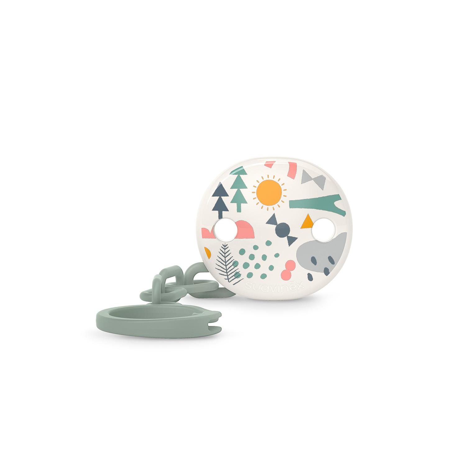 BROCHE PINZA OVALADO A WALK GREEN - 1