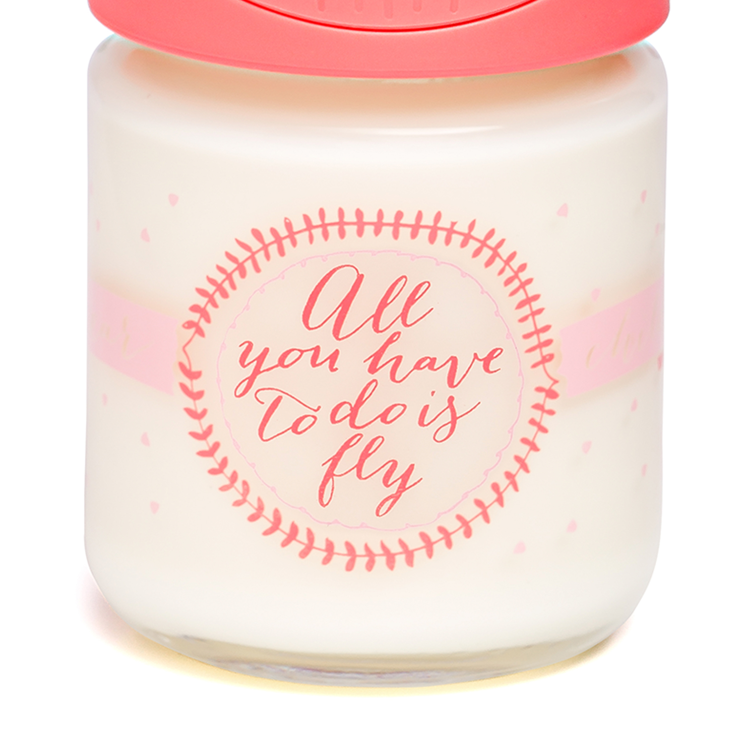 MAMADERA VIDRIO TETINA REDONDA SILICONA 120ML FLY - 2