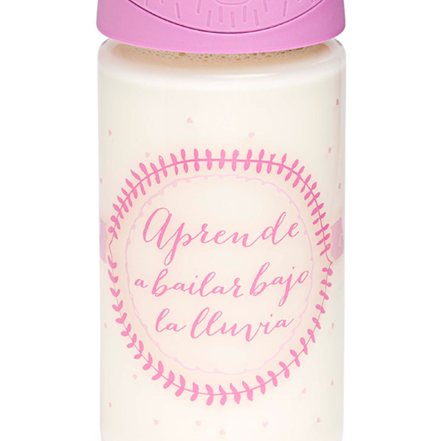 MAMADERA VIDRIO FLUJO MEDIO 240ML 0-6M LEARN - 2