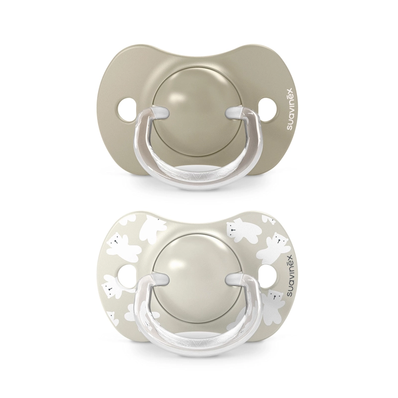 CHUPETE SX PRO FISIOLOGICO SILICONA 6/18M 2U WILD BEIGE - 1
