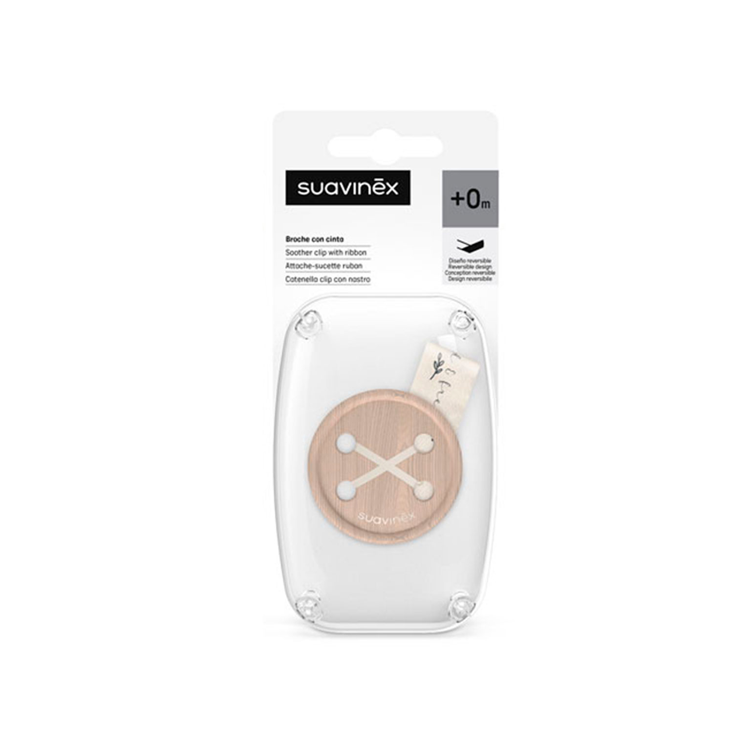 BROCHE CINTA BUTTON WILD BEIGE - 2