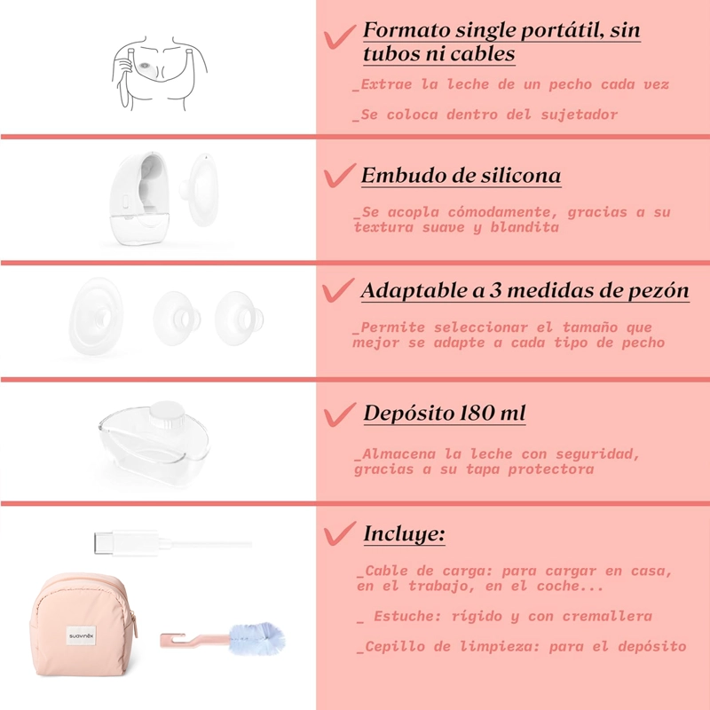 EXTRACTOR DE LECHE ELE CTRICO MANOS LIBRES - 10