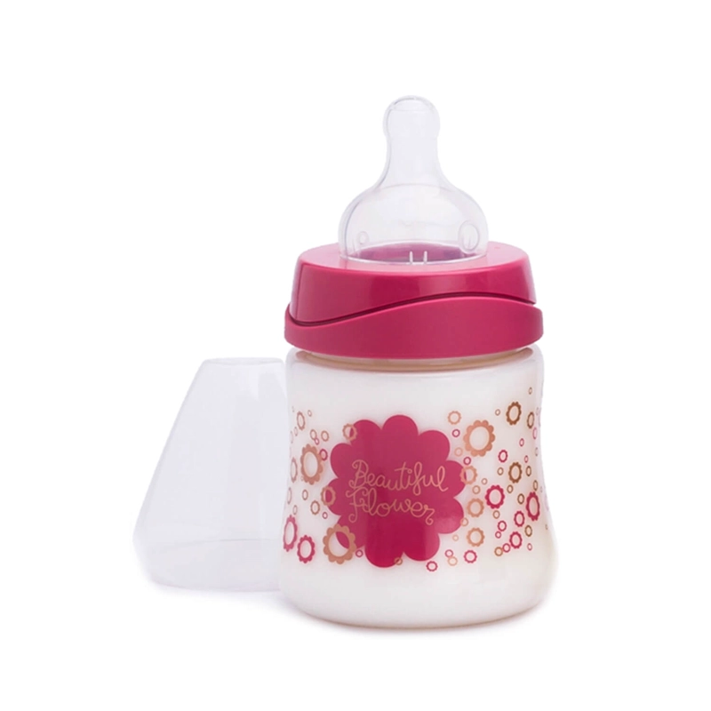 MAMADERA PREMIUM 150ML TETINA REDONDA SILICONA FLOR +0M - 1