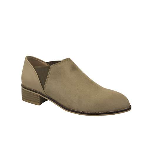 BOTÍN MUJER TODOPIEL BEIGE ELASTICADO HEBILLA - 1