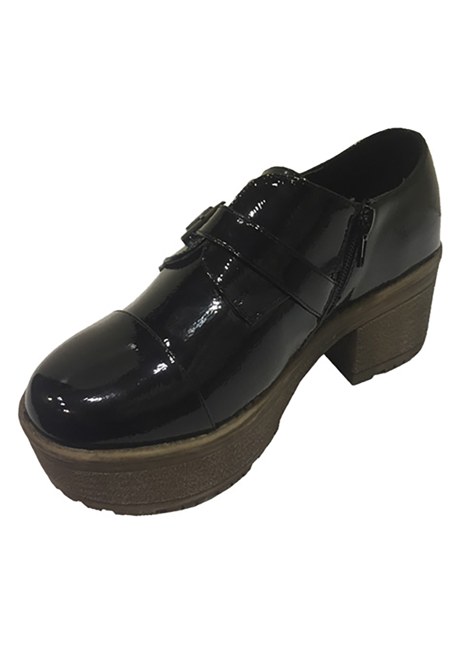 ZAPATO ECOCUERO  ZAU89 NEGRO - 4