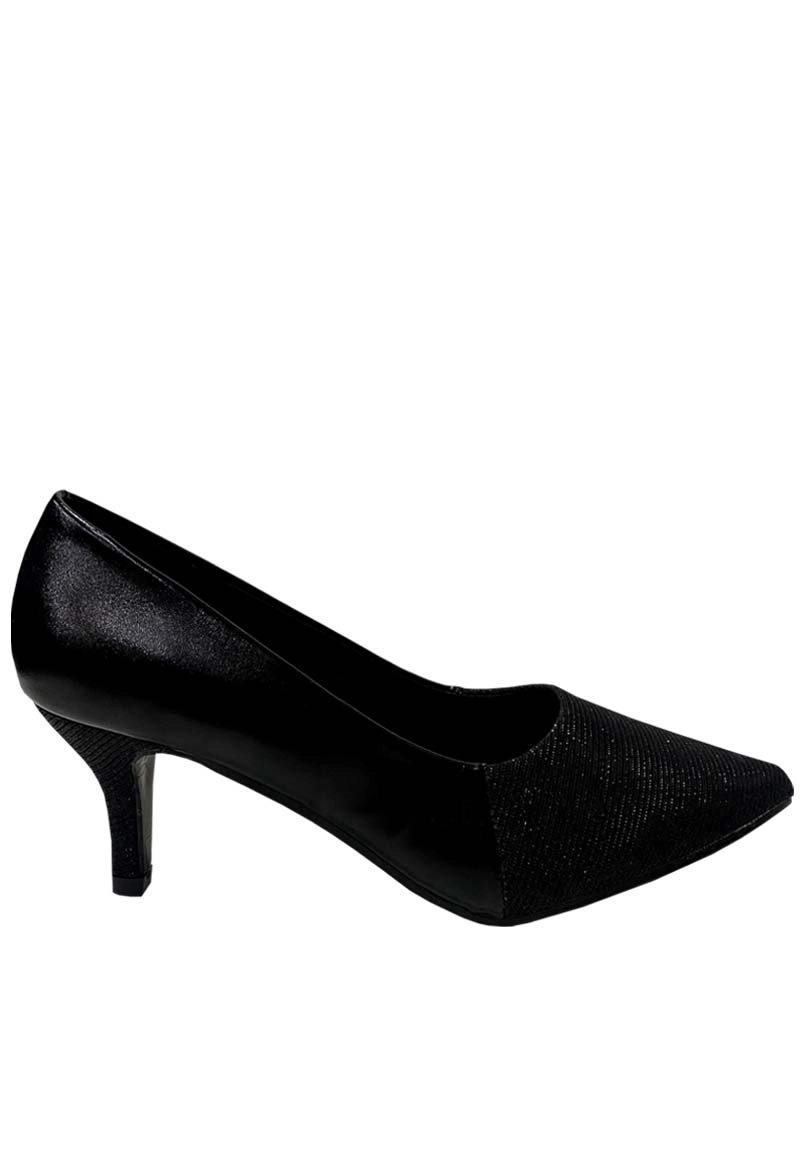 ZAPATO REINA ECOCUERO ZAU36 NEGRO - 1